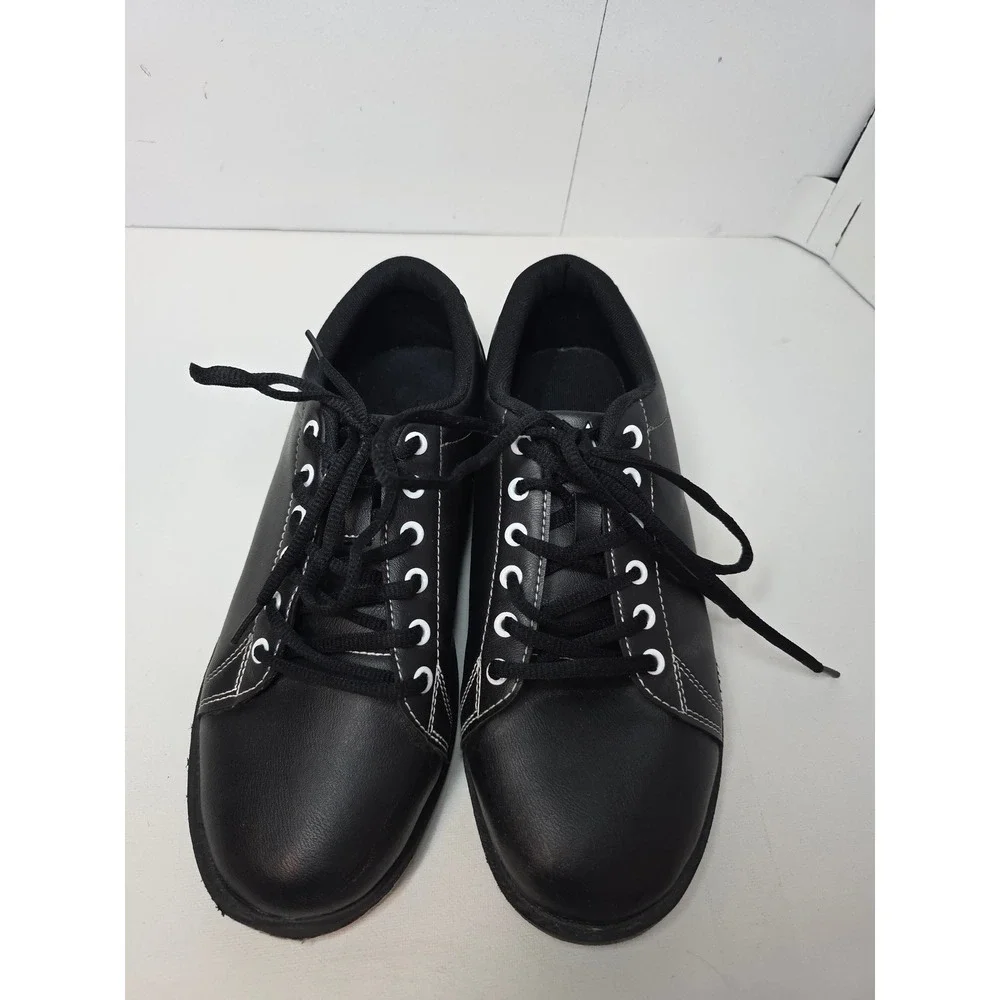 Pyramid Ram Mens Bowling Shoes Black White Contrast Stitch Size 9‎ 2022F GameDay